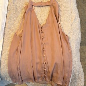 ASTR Ballet Pink Top. Size Large